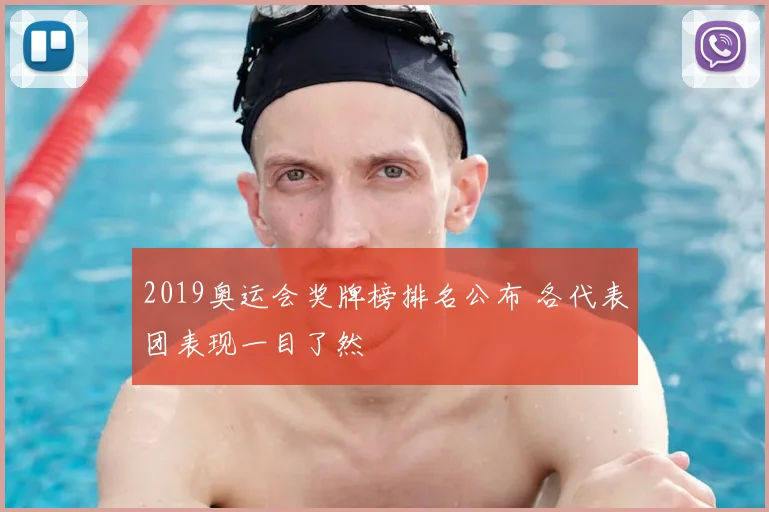2019奥运会奖牌榜排名公布 各代表团表现一目了然